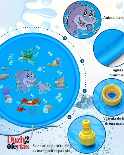 Piscina portátil Extra grande con piletas para niños y mascotas