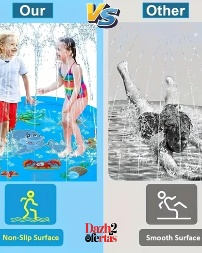 Piscina portátil Extra grande con piletas para niños y mascotas