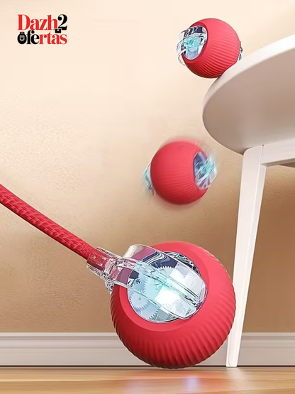 Pelota inteligente con luz led para mascotas