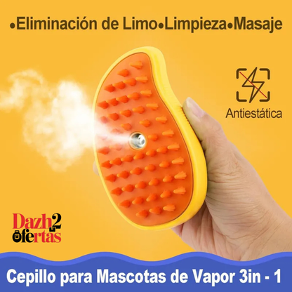 CEPILLO A VAPOR 3 EN 1 PARA MASCOTAS